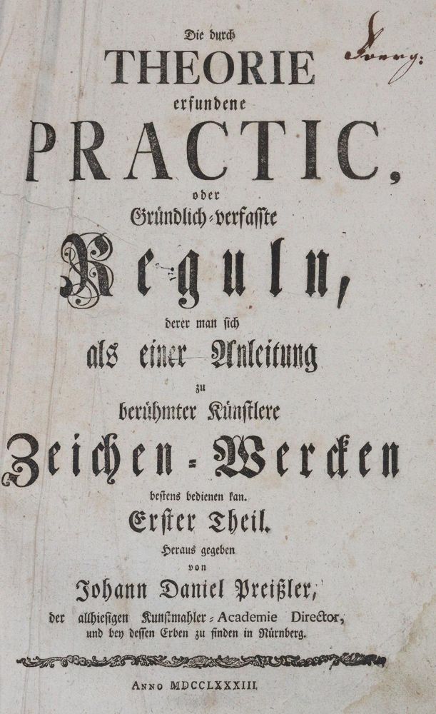 Große Abbildung Nr.1: 143-1097 Preißler,J.D.: (Kunstwissenschaft)