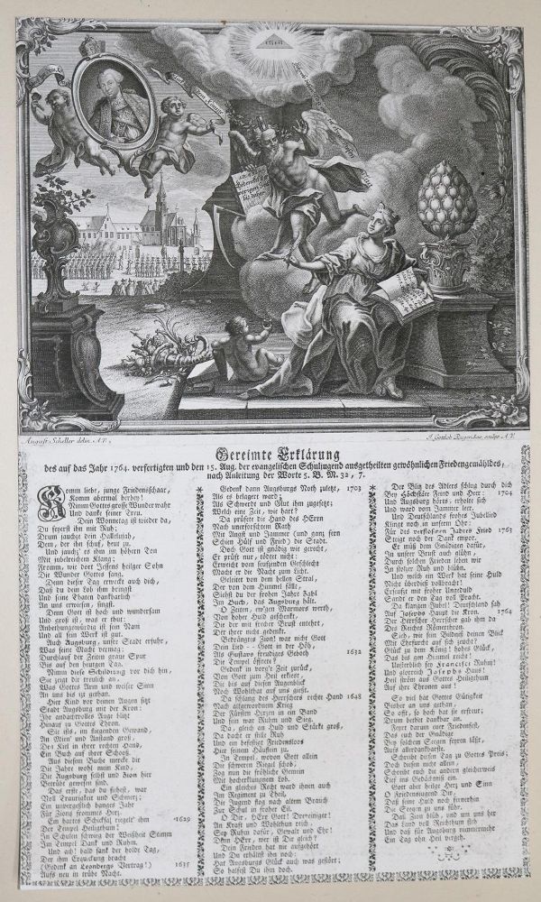 Große Abbildung Nr.3: 143-111 Friedens-Gemälde: (Einblattdrucke u. Flugschriften)