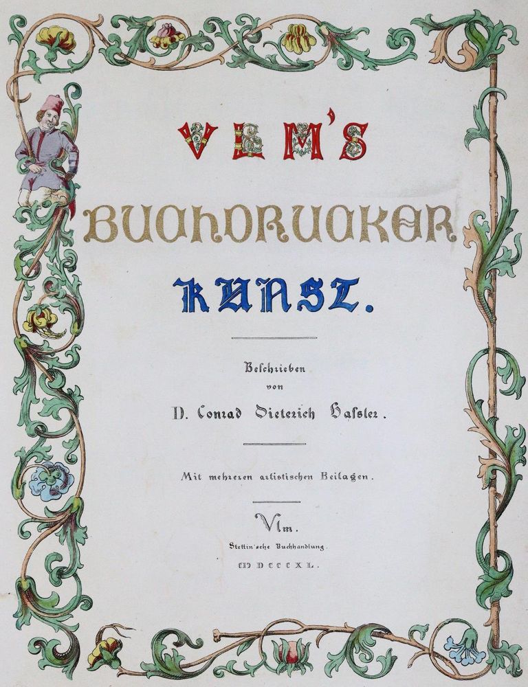 Große Abbildung Nr.1: 143-1118 Hassler,K.D.: (Buchdruck, Ulm)