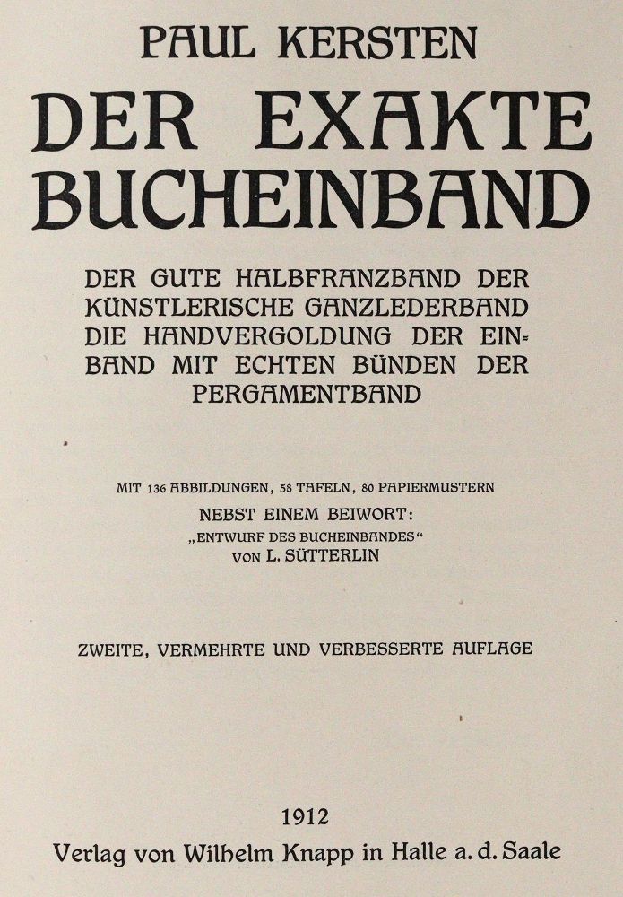 Große Abbildung Nr.6: 143-1123 Kersten,P.: (Einband)