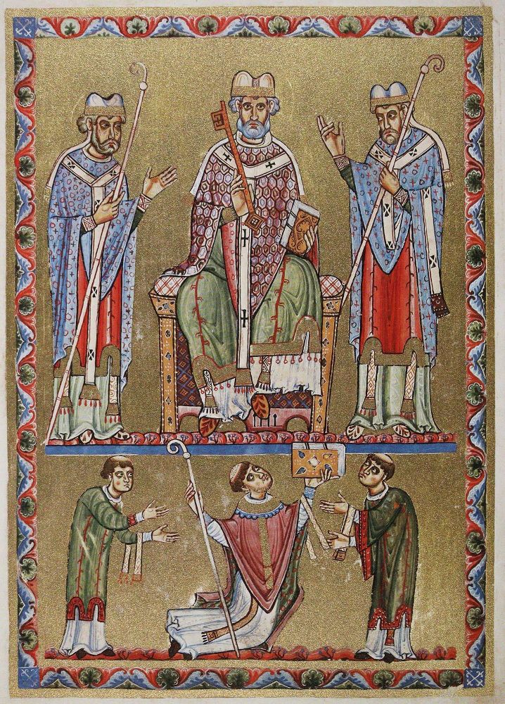 Große Abbildung Nr.2: 143-1128 Antiphonar der Erzabtei St.Peter zu Salzburg.: (Faksimile)