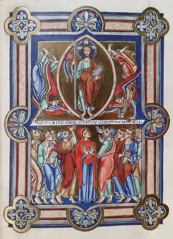 Große Abbildung Nr.5: 143-1130 Berthold-Sakramentar, Das.: (Faksimile)