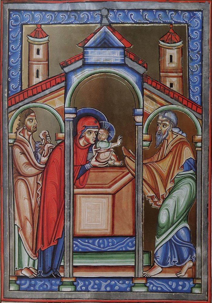 Große Abbildung Nr.6: 143-1130 Berthold-Sakramentar, Das.: (Faksimile)