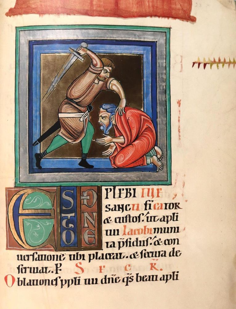 Große Abbildung Nr.8: 143-1130 Berthold-Sakramentar, Das.: (Faksimile)