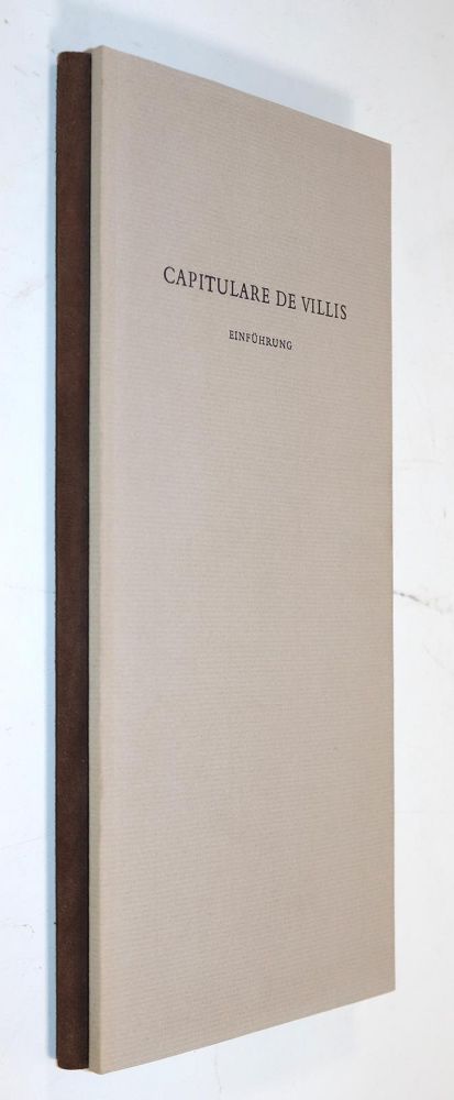 Große Abbildung Nr.2: 143-1136 Capitulare de Villis.: (Faksimile)
