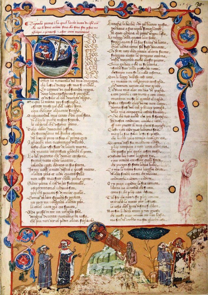 Große Abbildung Nr.3: 143-1137 Dante,A.: (Faksimile)