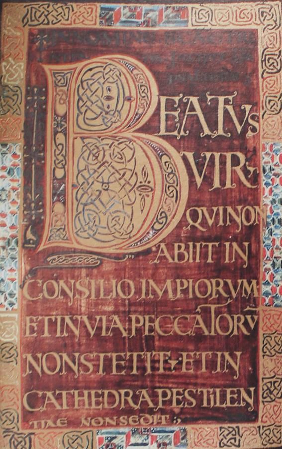 Große Abbildung Nr.1: 143-1138 Goldene Psalter, Der.: (Faksimile)