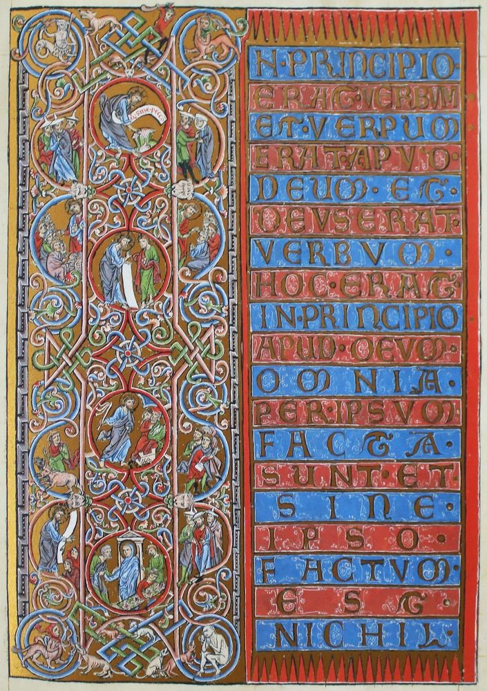 Große Abbildung Nr.2: 143-1140 Goslarer Evangeliar.: (Faksimile)