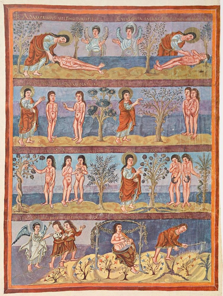 Große Abbildung Nr.1: 143-1141 Grandval-Bibel.: (Faksimile)