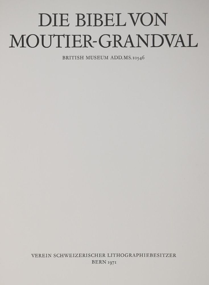 Große Abbildung Nr.3: 143-1141 Grandval-Bibel.: (Faksimile)