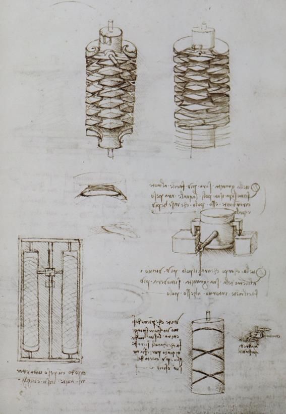 Große Abbildung Nr.1: 143-1146 Leonardo da Vinci.: (Faksimile)