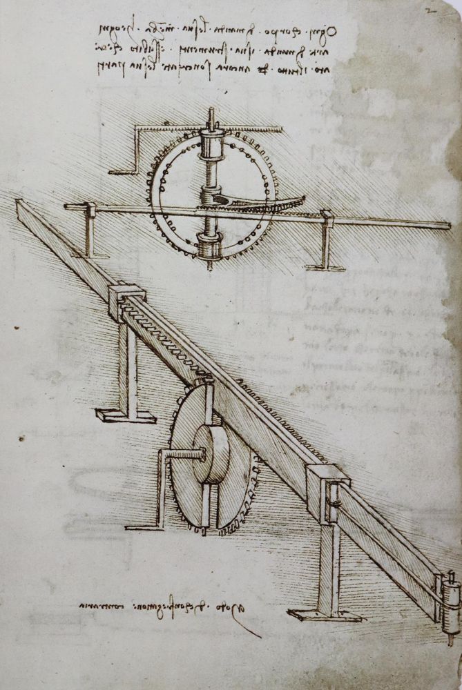 Große Abbildung Nr.5: 143-1146 Leonardo da Vinci.: (Faksimile)