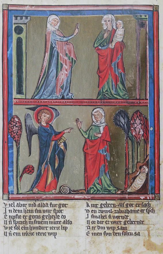 Große Abbildung Nr.1: 143-1153 Rudolf von Ems.: (Faksimile)
