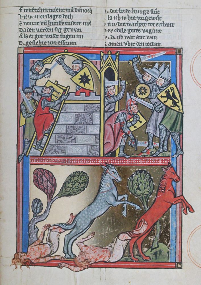Große Abbildung Nr.6: 143-1153 Rudolf von Ems.: (Faksimile)