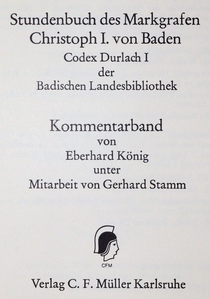 Große Abbildung Nr.1: 143-1155 Stundenbuch: (Faksimile)