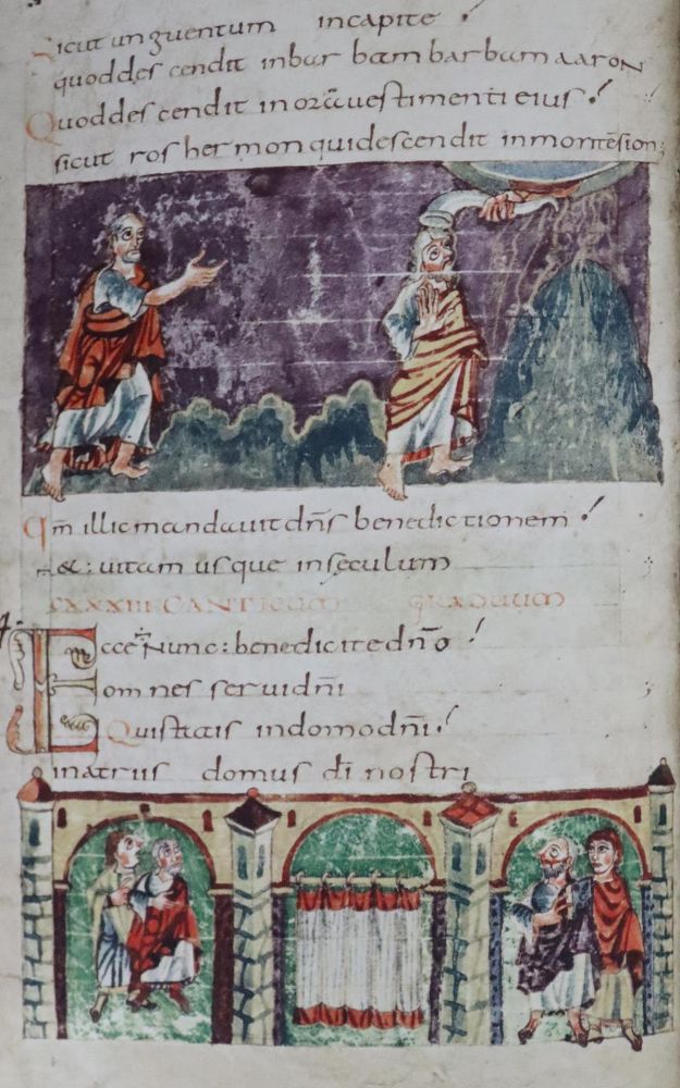 Große Abbildung Nr.2: 143-1156 Stuttgarter Bilderpsalter, Der.: (Faksimile)