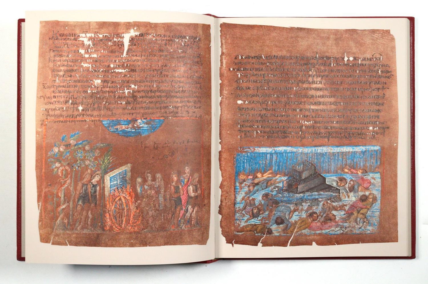 Große Abbildung Nr.4: 143-1160 Wiener Genesis.: (Faksimile)