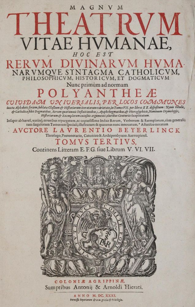 Große Abbildung Nr.1: 143-1164 Beyerlinck,L.: (Lexika - Wörterbücher - Sprachwissenschaften)