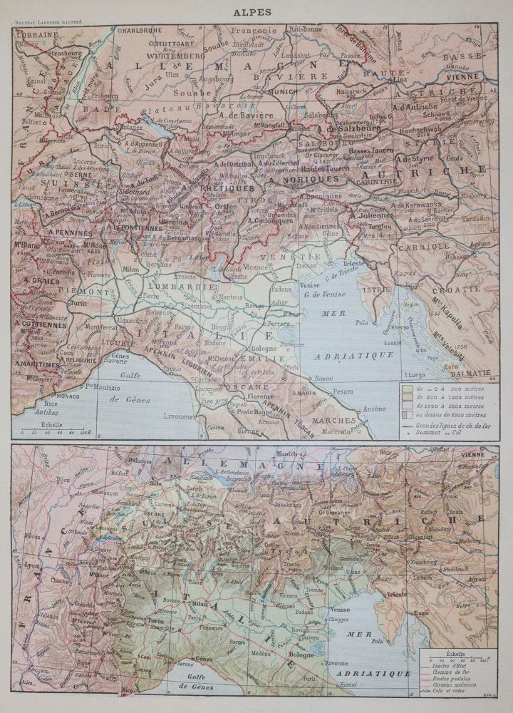 Große Abbildung Nr.2: 143-1185 Nouveau Larousse illustre.: (Lexika - Wörterbücher - Sprachwissenschaften)