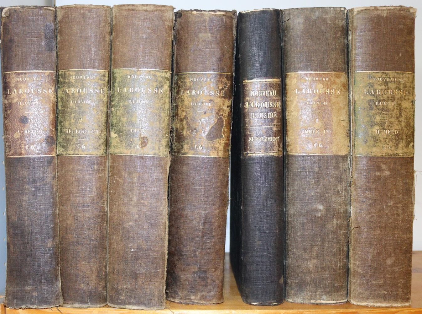 Große Abbildung Nr.5: 143-1185 Nouveau Larousse illustre.: (Lexika - Wörterbücher - Sprachwissenschaften)