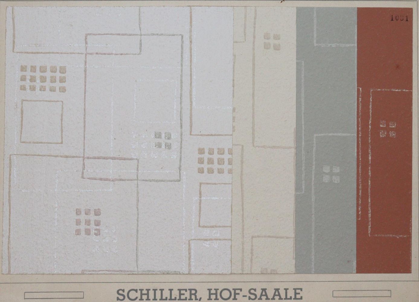 Große Abbildung Nr.4: 143-1196 Tapetenmuster.: (Papier, Buntpapier)