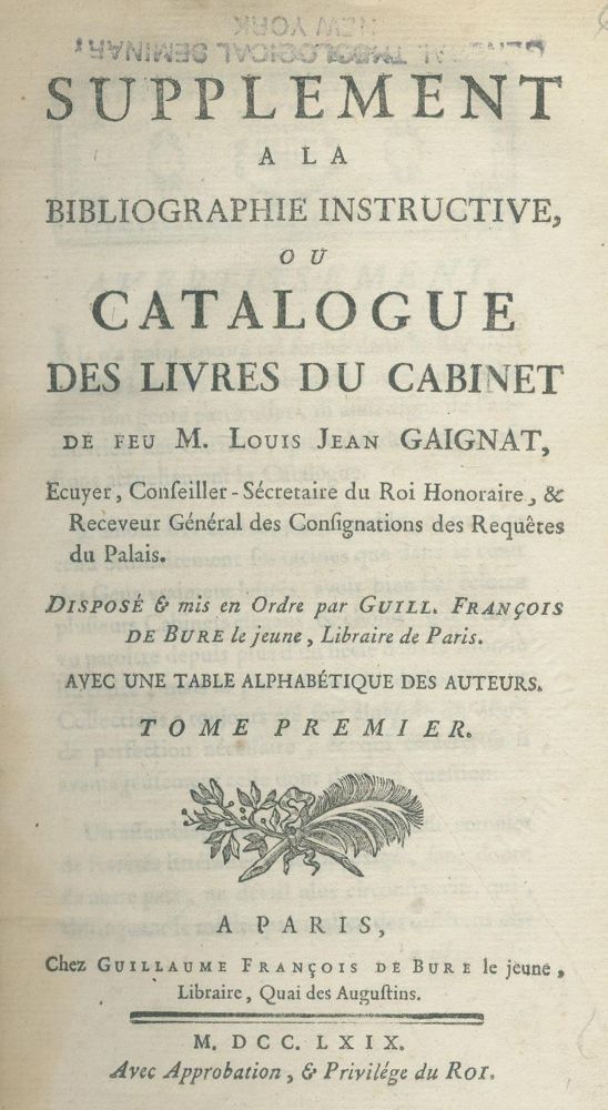 Große Abbildung Nr.2: 143-1198 Sammlung: (Bibliographie und Buchwesen)