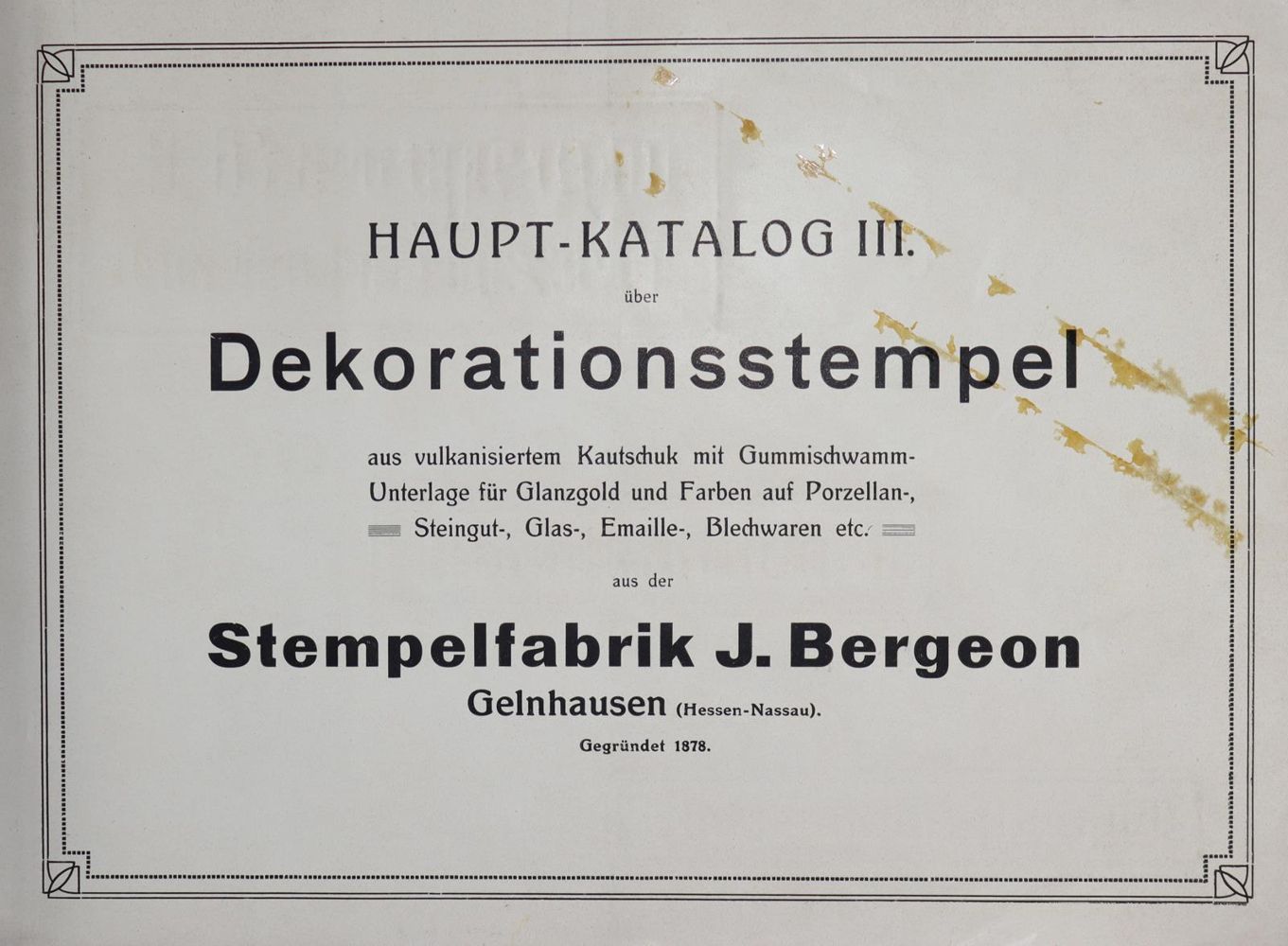 Große Abbildung Nr.1: 143-1203 Bergeon,J.: (Typographie und Kalligraphie)