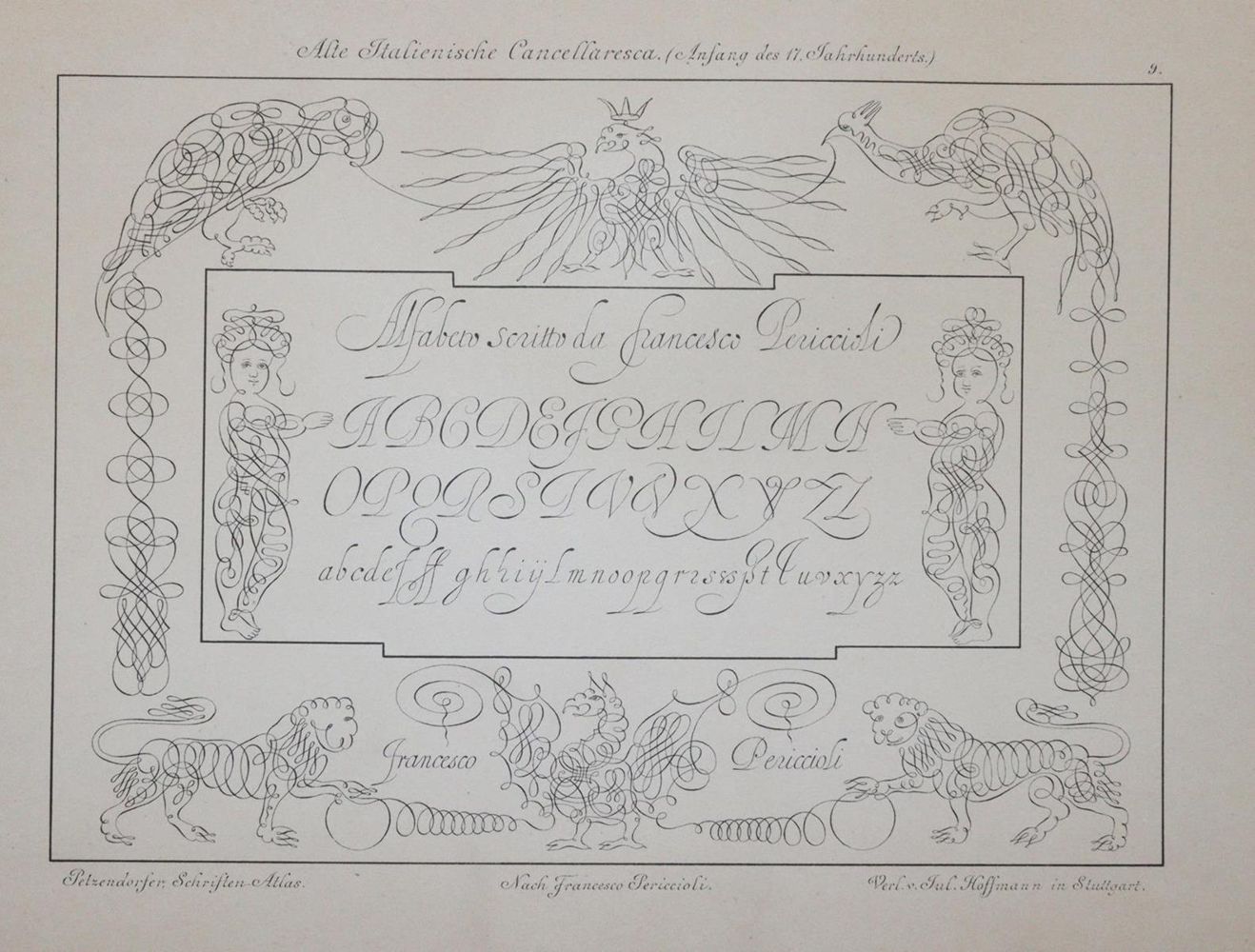 Große Abbildung Nr.2: 143-1206 Petzendorfer,L.: (Typographie und Kalligraphie)