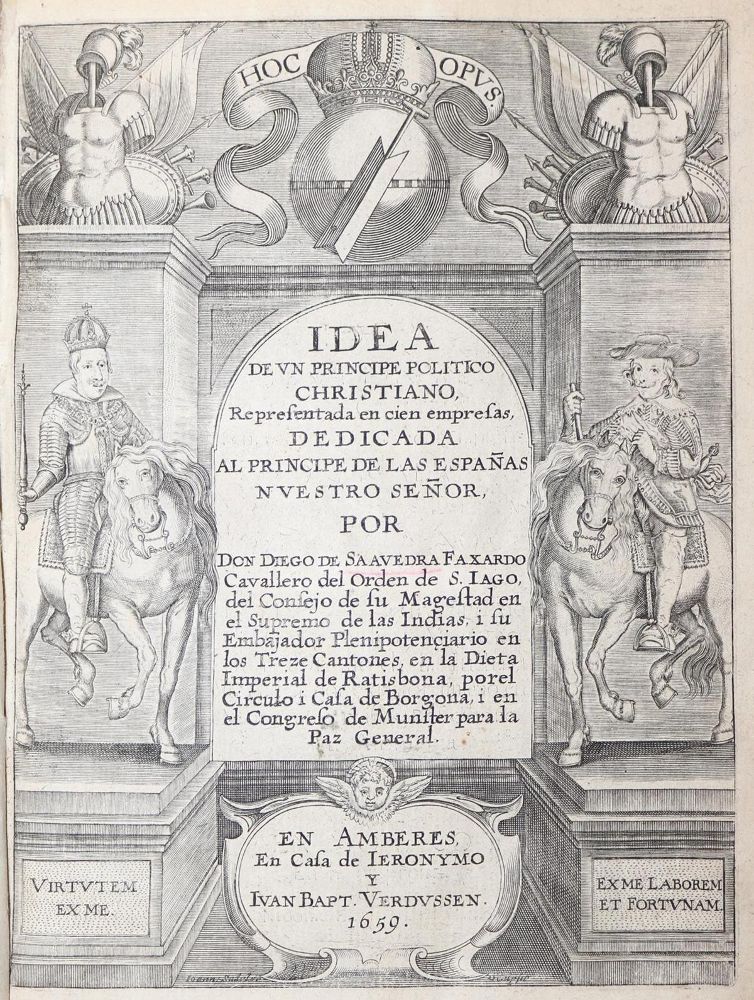 Große Abbildung Nr.1: 143-121 Saavedra Fajardo,D.de.: (Emblemata)