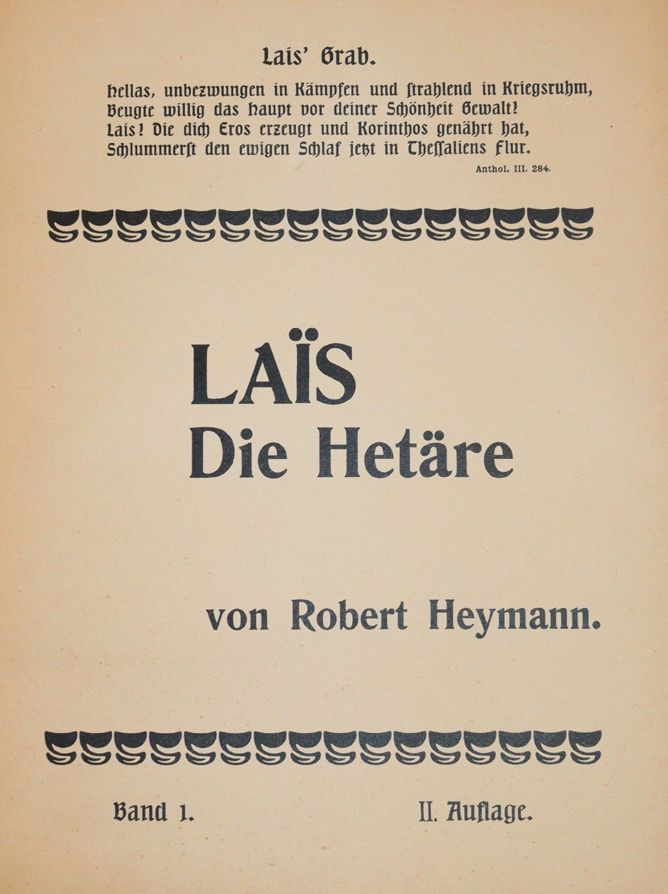 Große Abbildung Nr.1: 143-1220 Heymann,R.: (Erotika - Galantes)
