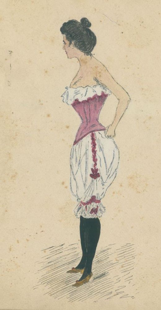 Große Abbildung Nr.1: 143-1231 Skizzenbuch.: (Erotika - Galantes)