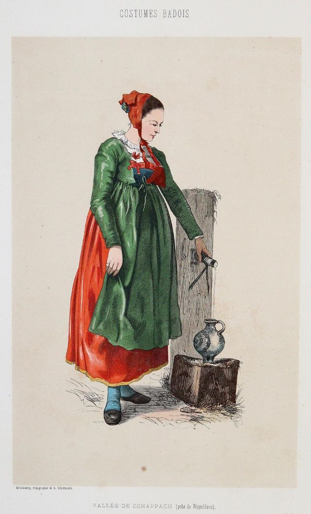 Große Abbildung Nr.1: 143-1236 Lallemand,C.: (Mode und Trachten, Baden)