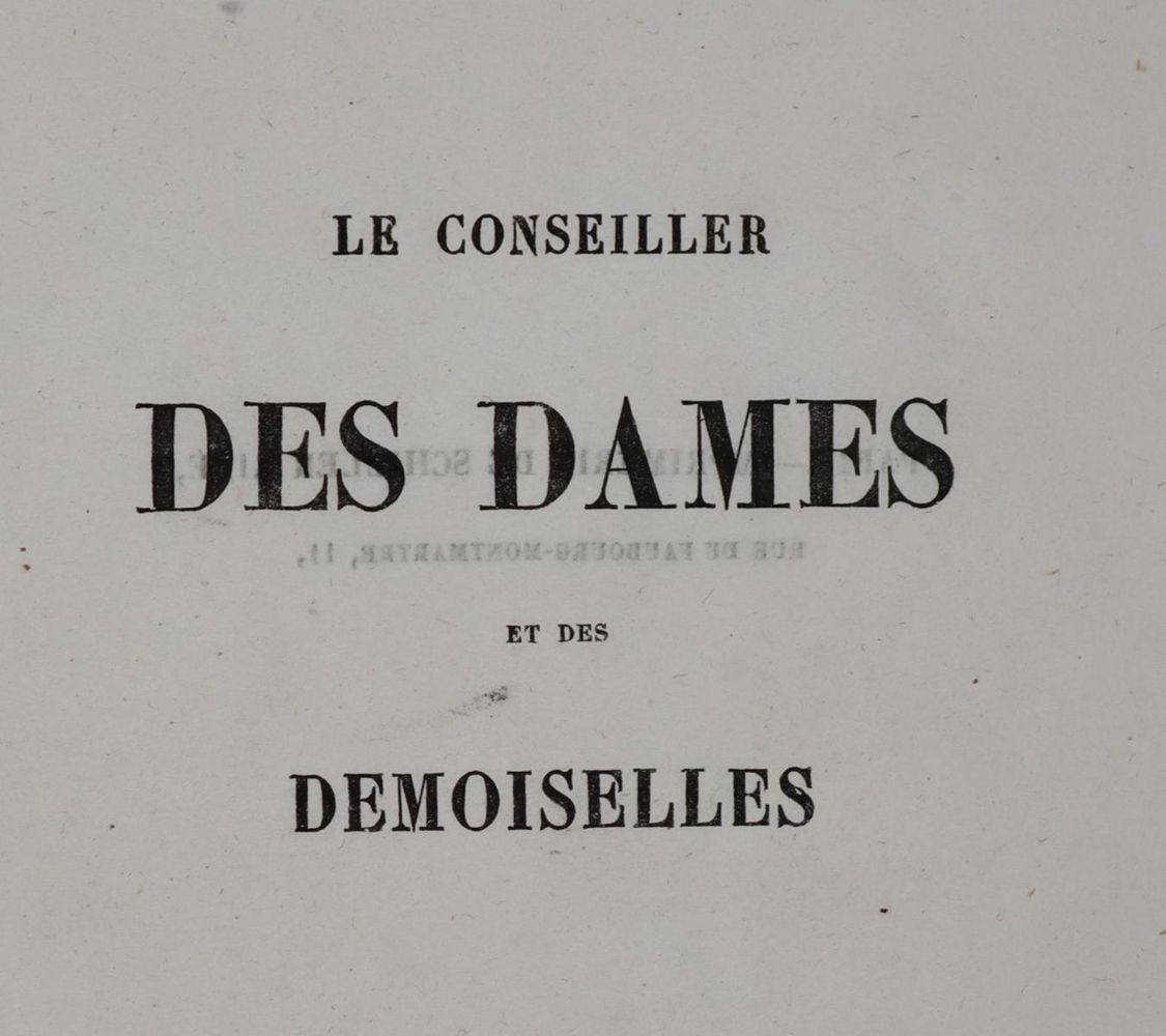 Große Abbildung Nr.3: 143-1237 Conseiller des Dames, Le,: (Mode und Trachten)