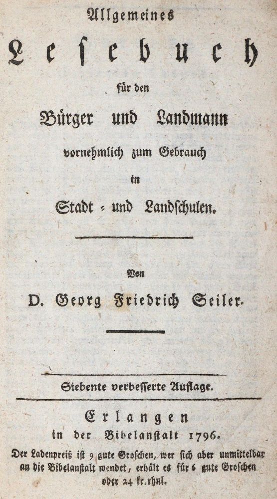 Große Abbildung Nr.1: 143-1286 Seiler,G.F.: (Kinder- und Jugendbücher)