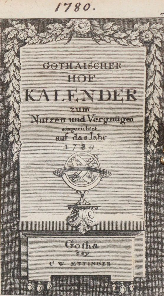 Große Abbildung Nr.1: 143-1295 Gothaischer Hof-Kalender: (Almanache)