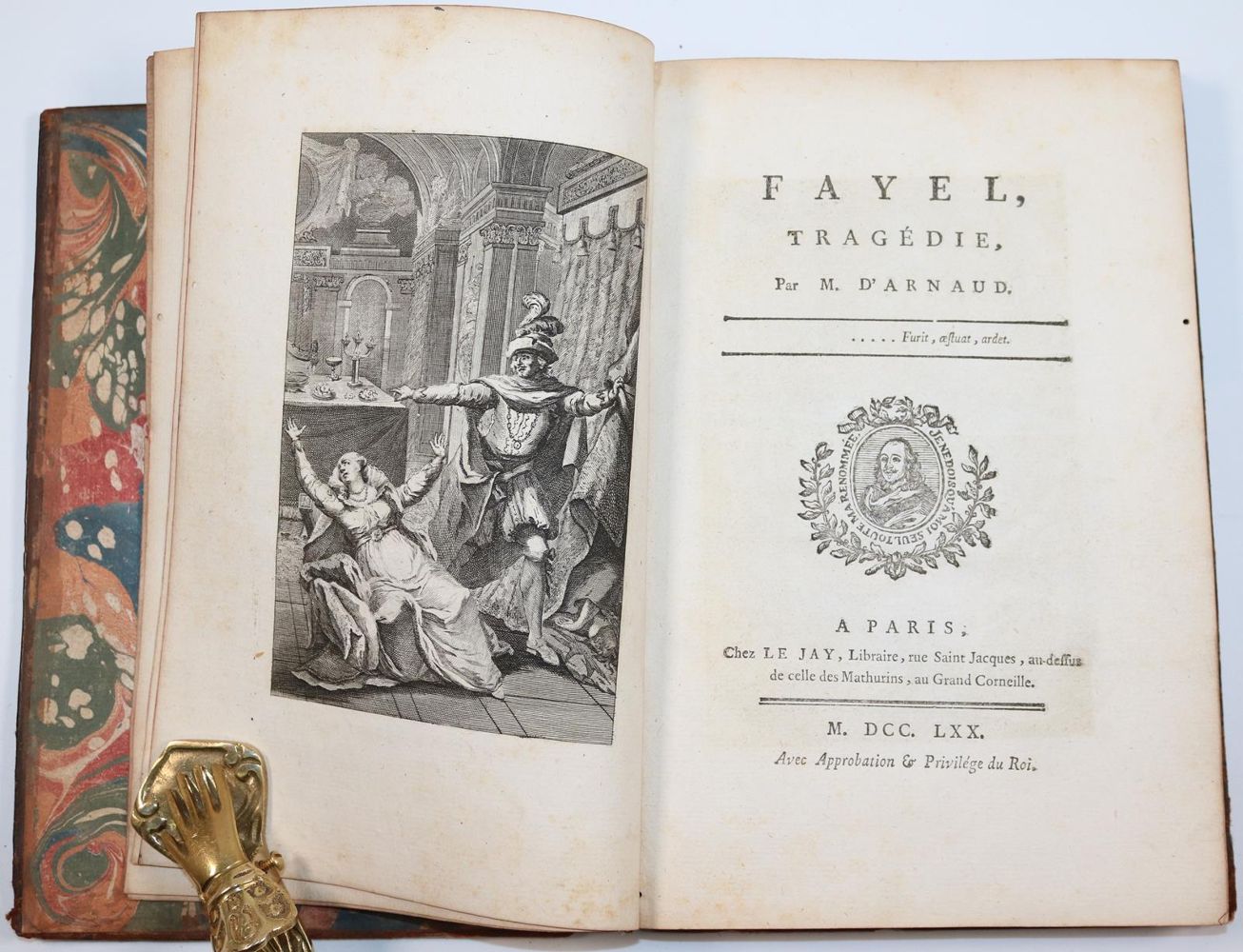 Große Abbildung Nr.23: 143-1299 Arnaud,(F.T.M.de Baculard).: (Literatur und illustrierte Bücher bis 19.Jahrhundert)