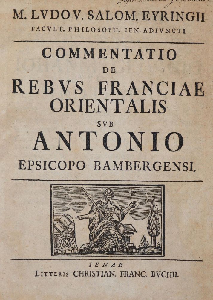 Große Abbildung Nr.1: 143-130 Eyring,L.S.: (Alte Drucke, Handschriften und Theologie)