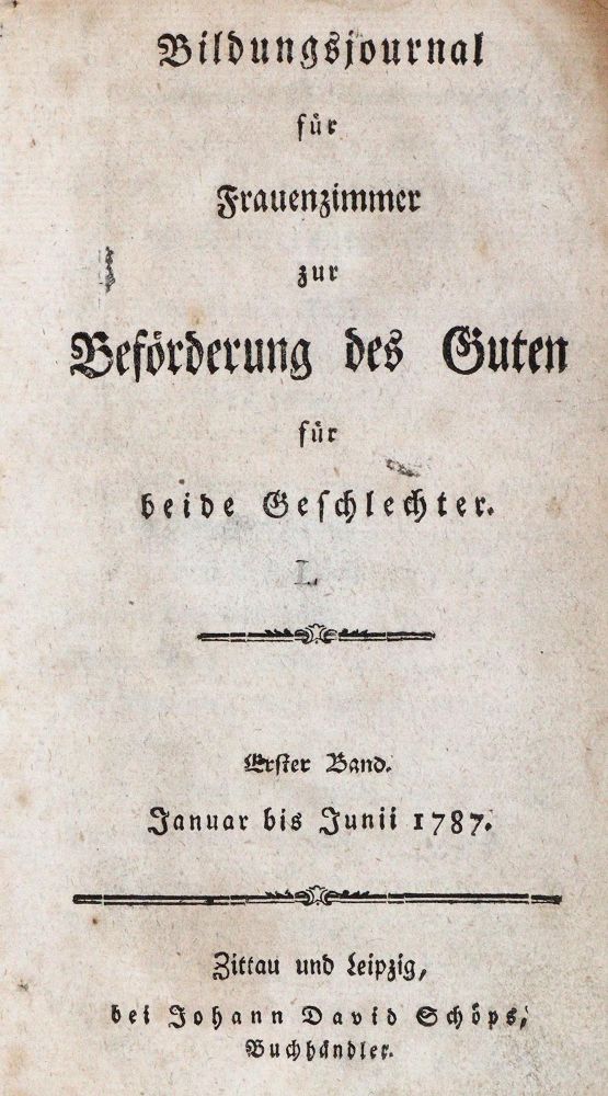 Große Abbildung Nr.1: 143-1304 Bildungsjournal: (Literatur und illustrierte Bücher bis 19.Jahrhundert)