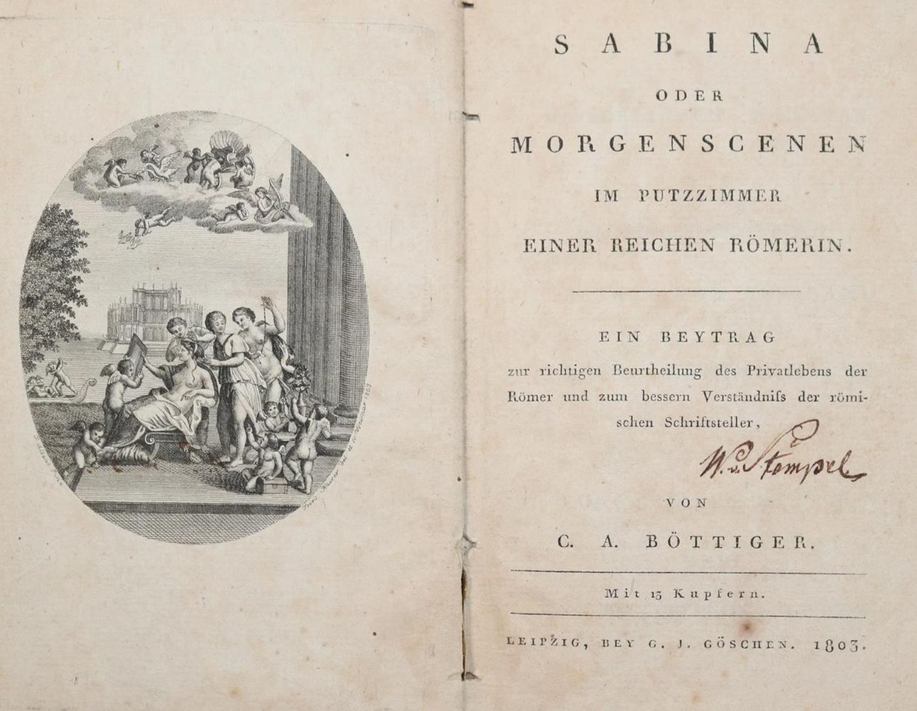 Große Abbildung Nr.2: 143-1307 Böttiger,C.A.: (Literatur und illustrierte Bücher bis 19.Jahrhundert)