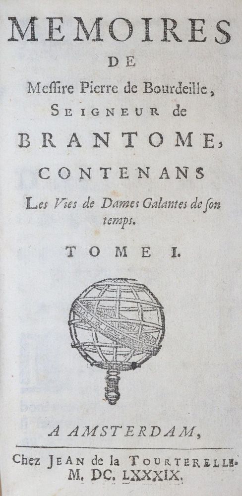 Große Abbildung Nr.1: 143-1309 Brantome,P. de Bourdeille de.: (Literatur und illustrierte Bücher bis 19.Jahrhundert)