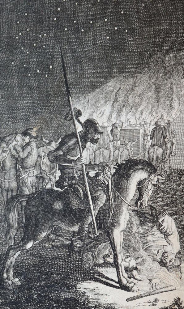 Große Abbildung Nr.2: 143-1317 (Cervantes Saavedra,M.de).: (Literatur und illustrierte Bücher bis 19.Jahrhundert)