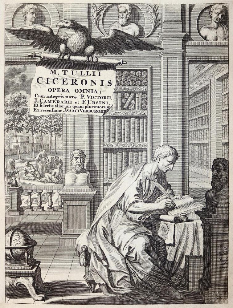 Große Abbildung Nr.1: 143-1320 Cicero,M.T.: (Literatur und illustrierte Bücher bis 19.Jahrhundert)