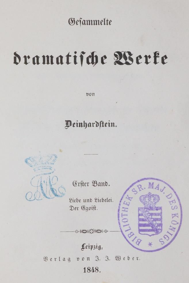 Große Abbildung Nr.3: 143-1336 Drei rote Maroquineinbände: (Einband)