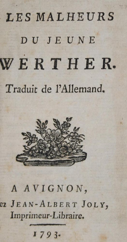 Große Abbildung Nr.1: 143-1376 (Goethe,J.W.v.): (Literatur und illustrierte Bücher bis 19.Jahrhundert)