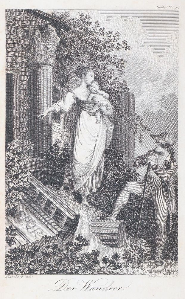 Große Abbildung Nr.1: 143-1383 Goethe,J.W.v.: (Literatur und illustrierte Bücher bis 19.Jahrhundert)