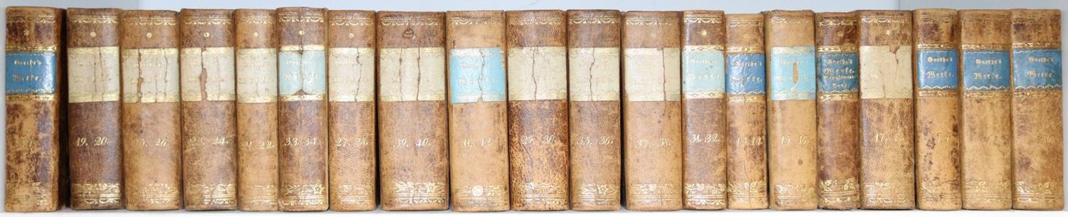 Große Abbildung Nr.2: 143-1383 Goethe,J.W.v.: (Literatur und illustrierte Bücher bis 19.Jahrhundert)