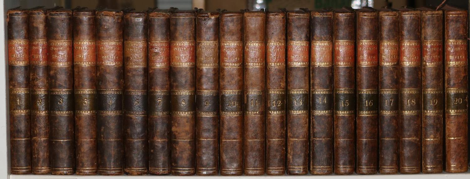 Große Abbildung Nr.2: 143-1386 Goethe,J.W.von.: (Literatur und illustrierte Bücher bis 19.Jahrhundert)