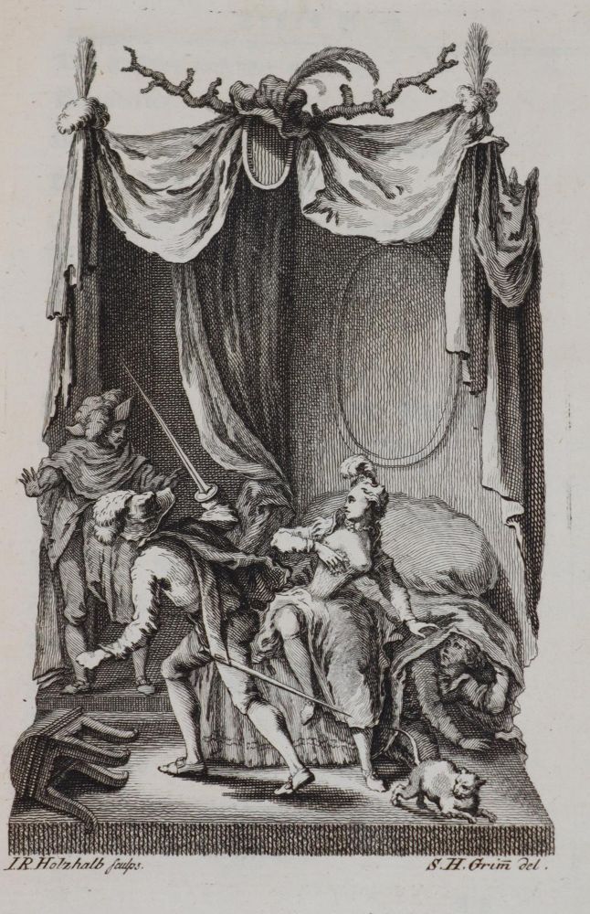 Große Abbildung Nr.2: 143-1388 (Hagedorn,F.v.).: (Literatur und illustrierte Bücher bis 19.Jahrhundert)