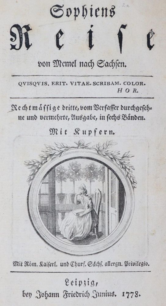Große Abbildung Nr.3: 143-1393 (Hermes,J.T.).: (Literatur und illustrierte Bücher bis 19.Jahrhundert)