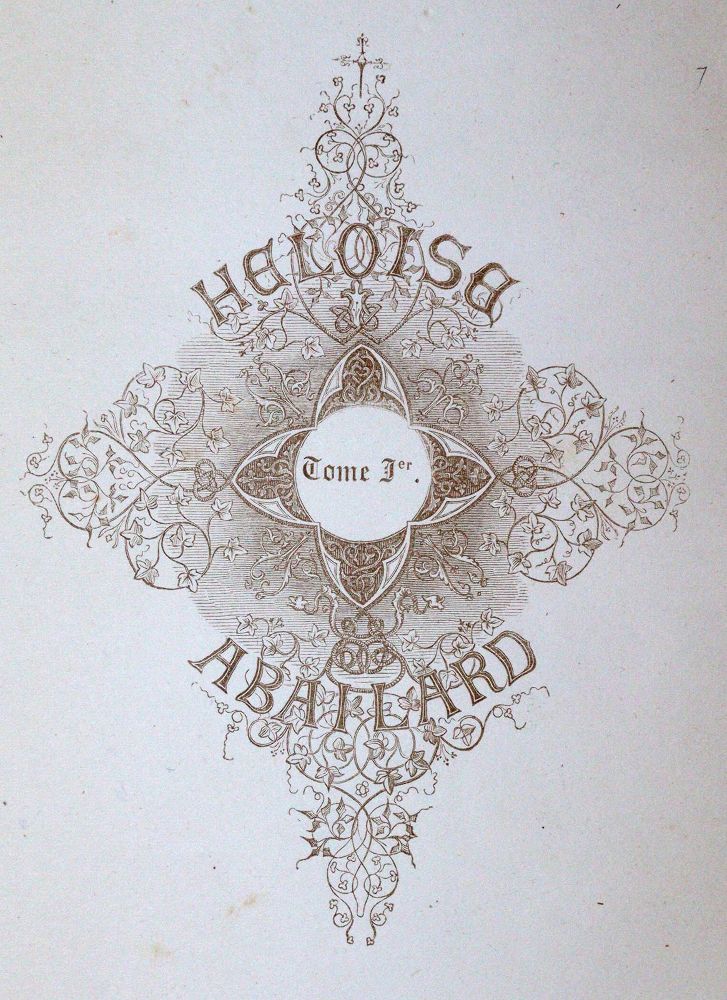 Große Abbildung Nr.2: 143-1415 Lettres d'Abailard et d'Heloise,: (Literatur und illustrierte Bücher bis 19.Jahrhundert)